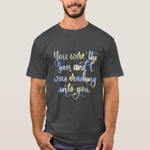 T-shirt La citation de l'arc-en-ciel Rowell continuent