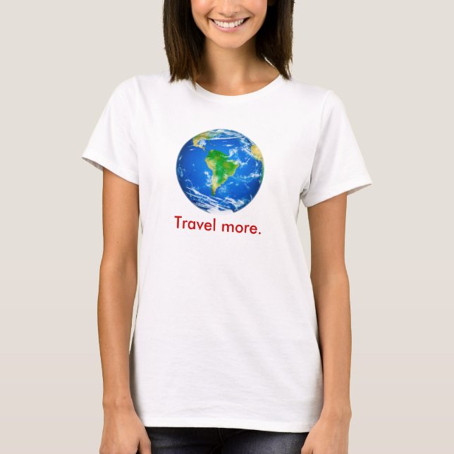 T-shirt La citation de voyage de Mark Twain soutiennent (Devant)