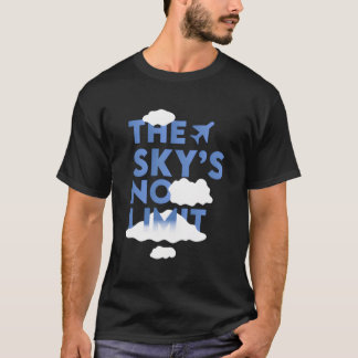T-shirt La Citation Motivationnelle Sans Limite Du Ciel