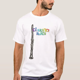 T-shirt La clarinette ordonne l'arc-en-ciel