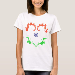 T-shirt la coeur-Inde