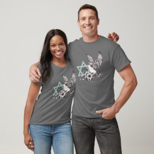 T-shirt La colombe de la paix pour Israël