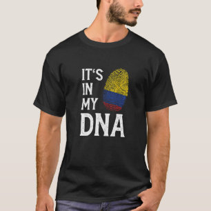 T-shirt La Colombie dans mon ADN Cadeau Colombien Colombie