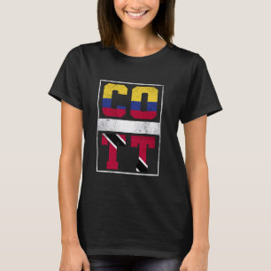 T-shirt La Colombie et Trinité Mélange Colombien Trinidadi