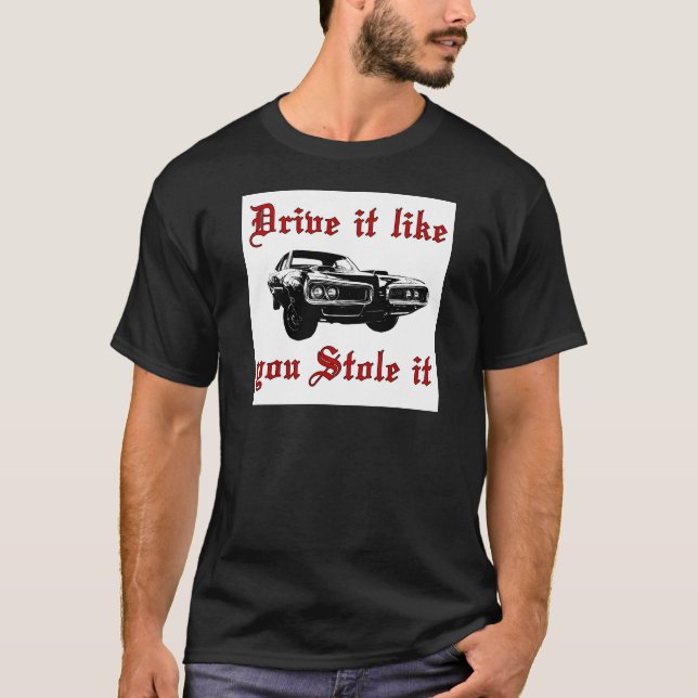 T-shirt La commande qu'il vous aiment l'a volé - muscle la (Devant)