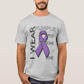 T-shirt La conscience d'Alzheimer foncé