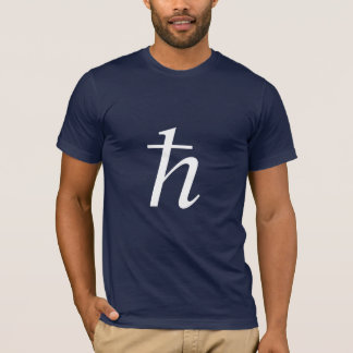 T-shirt La constante de Planck (réduite)