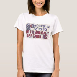 T-shirt La constitution définit l'amendement des