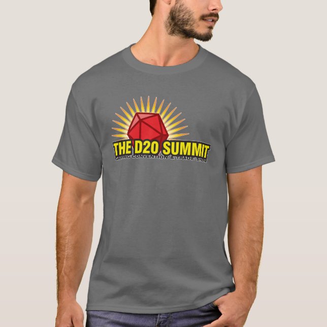 T-shirt La convention de jeu du sommet D20 (Devant)