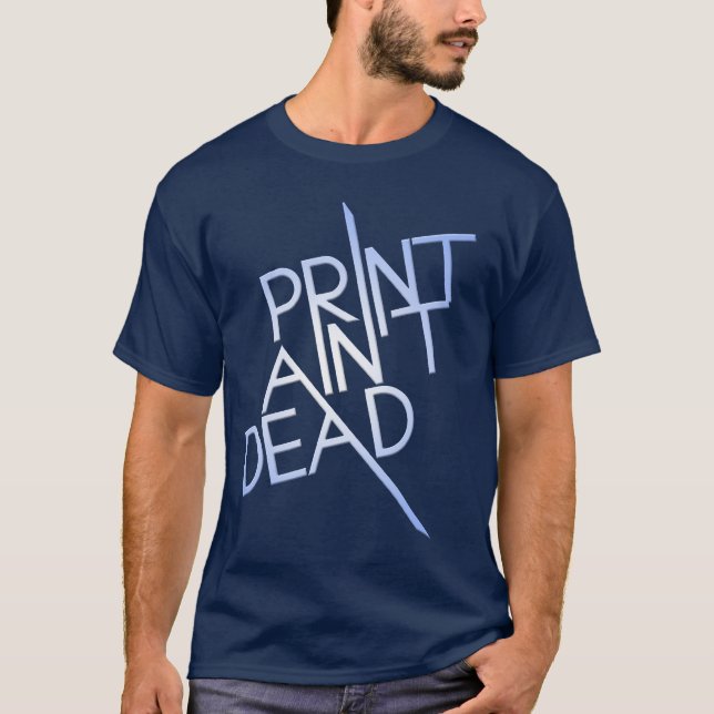 T-shirt La copie n'est pas morte (Devant)