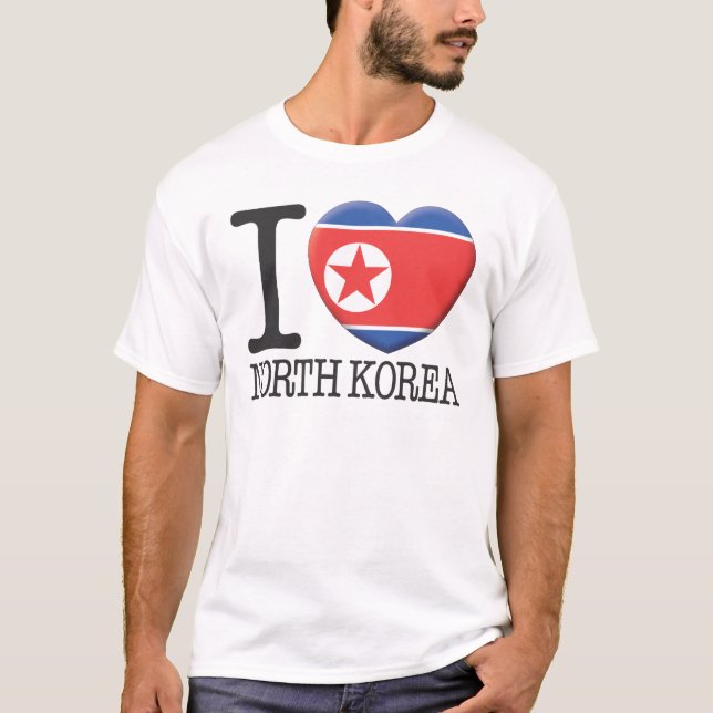 T-shirt La Corée du Nord (Devant)