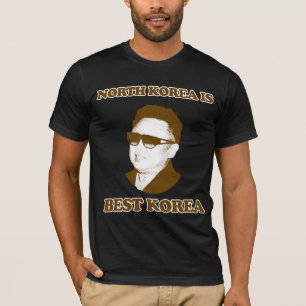 T-shirt la Corée du Nord est la meilleure Corée