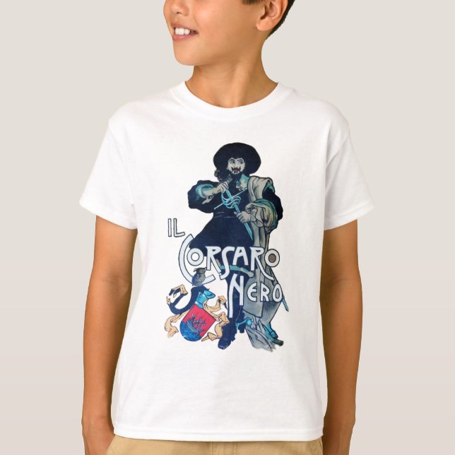T-SHIRT LA CORSAIRE NOIRE (Devant)
