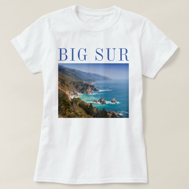 T-shirt La côte de Big Sur Californie (Design devant)