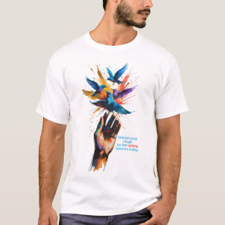 T-shirt la couleur devient vraiment