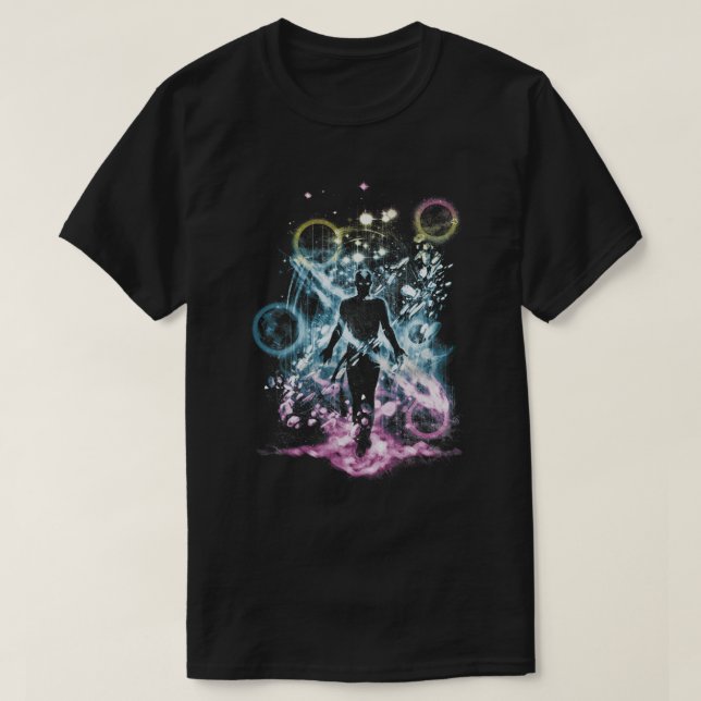 T-shirt la courbure d'espace dernier 1 (Design devant)