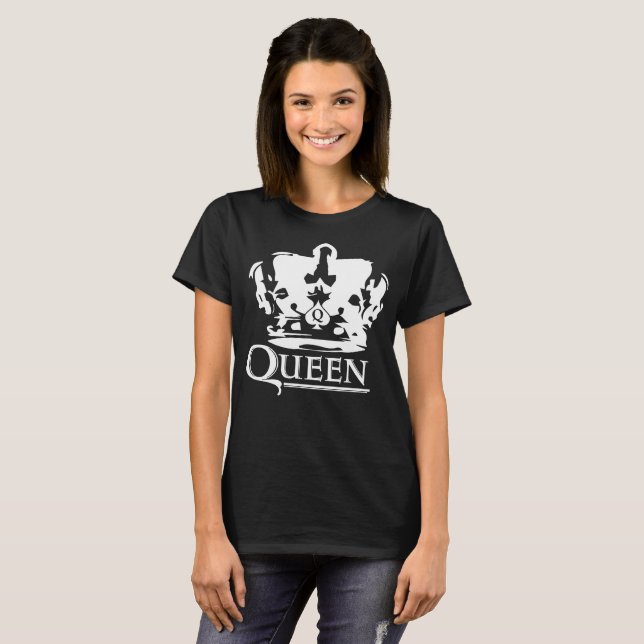 T-shirt La couronne de la Reine (Devant entier)