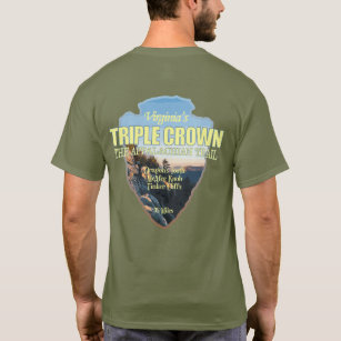 T-shirt La couronne triple de Virginie (pointe de flèche)