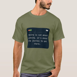 T-shirt La course ne consiste pas à gagner | F1 | Motorspo
