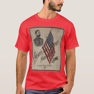 T-shirt La couverture de la partition de The Stars and Str