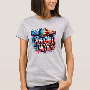 T-shirt La Cowgirl Way Western