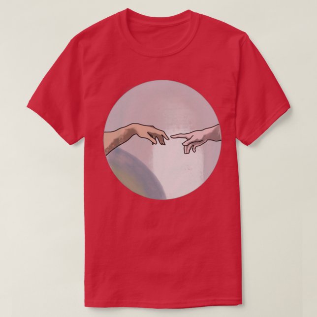 T-shirt La création d'Adam 7 (Design devant)