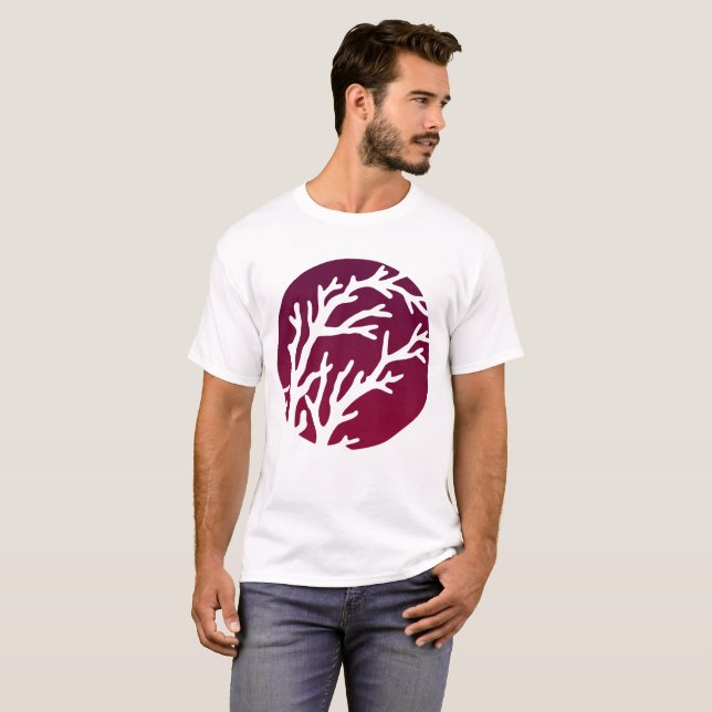 T-shirt La crème roule le grand arbre (Devant entier)