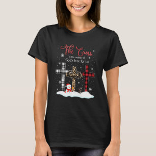 T-shirt La Croix Est La Preuve De L'Amour De Dieu Pour Nou