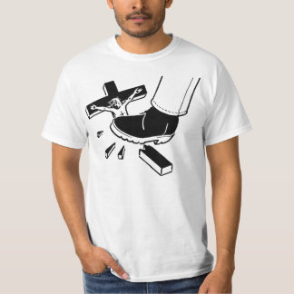 T-shirt La croix frappent du pied