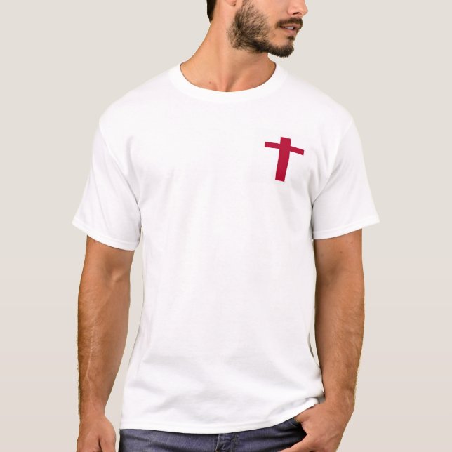 T-shirt la croix, JÉSUS ÉTAIT UN LIBÉRAL (Devant)