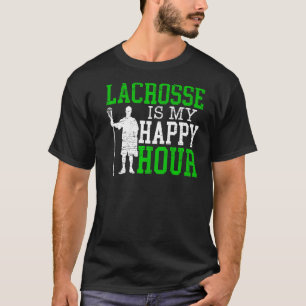T-shirt La crosse Est Mon Heureux Goalkeeper Happy Hour Sp