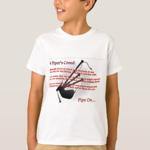 T-shirt La croyance du joueur de pipeau