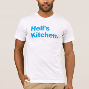 T-shirt La cuisine de l'enfer (cyan)