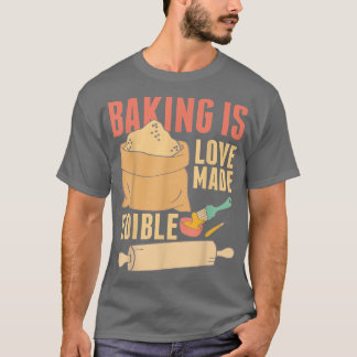 T-shirt La Cuisine Est Amoureuse Fabriquée Gastronomique 3