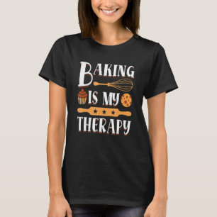 T-shirt La Cuisine Est Ma Thérapie Citation De Cuisine Bak