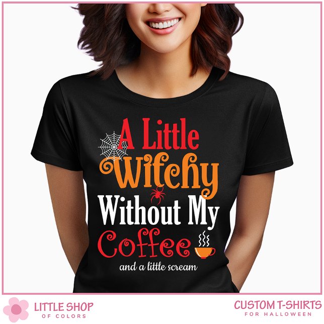 T-shirt La cuisine sans mon café Drôle Halloween (Créateur téléchargé)