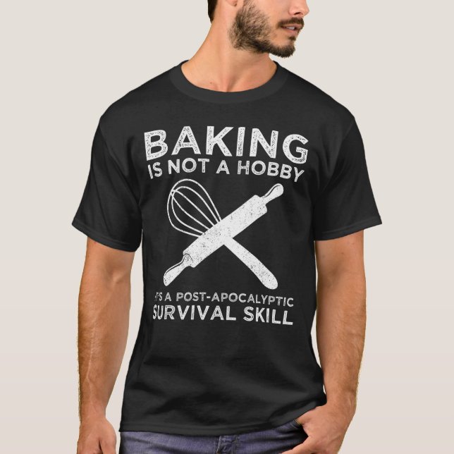 T-shirt La cuisson n'est pas un passe-temps C'est une comp (Devant)