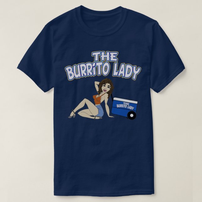 T-shirt La dame Burrito (Design devant)