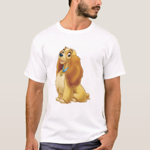 T-shirt La Dame et la Dame des Tramp souriante Disney