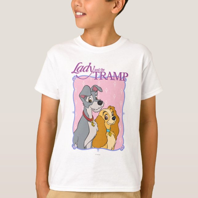 T-shirt La Dame et le Tramp - Cadre (Devant)