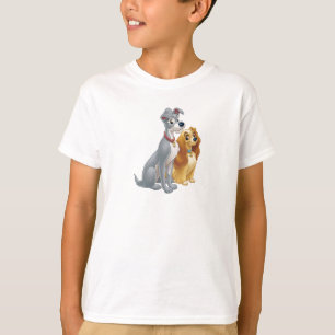 T-shirt La Dame et le Tramp  Pose classique