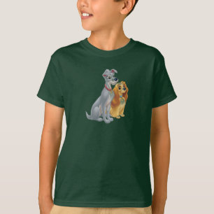 T-shirt La Dame et le Tramp Pose classique