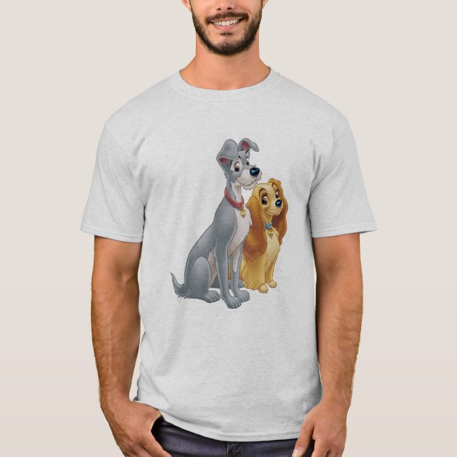 T-shirt La Dame et le Tramp| Pose classique (Devant)