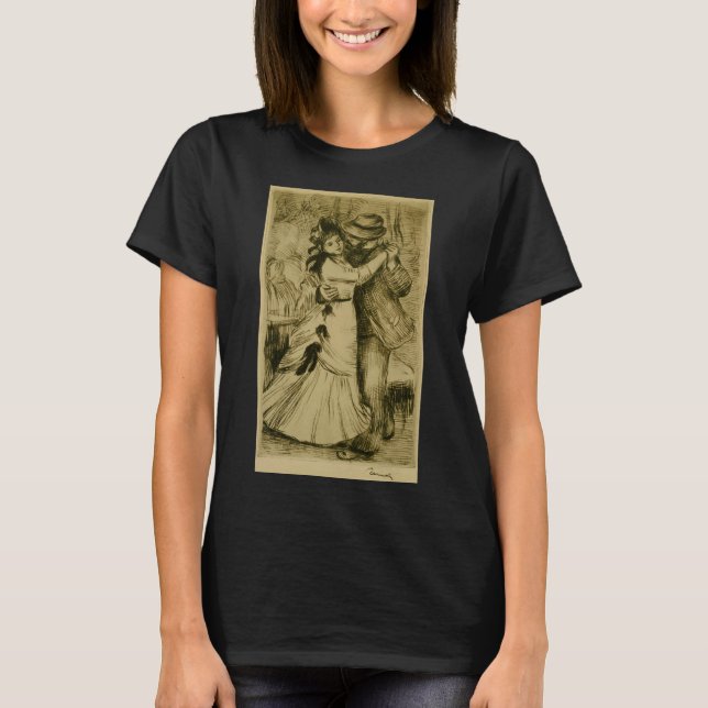 T-shirt La Danse au pays par Pierre Renoir (Devant)