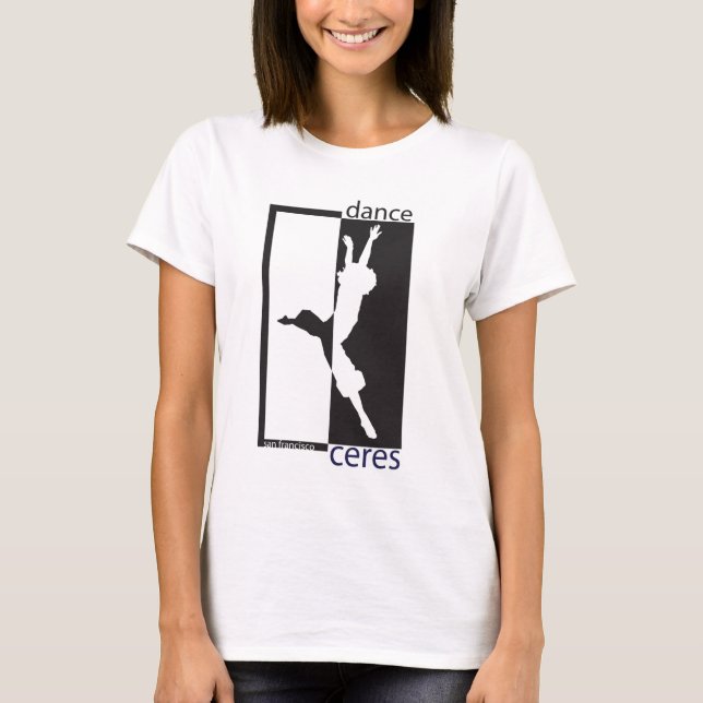 T-shirt la danse ceres jete grand inverse BW (Devant)