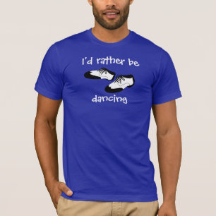 T-shirt La danse de l'oscillation des hommes chausse