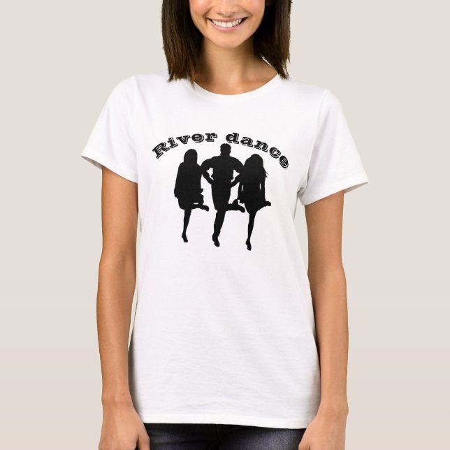 T-shirt La danse de rivière, les danseurs irlandais (Devant)