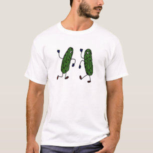 T-shirt La danse drôle marine l'art