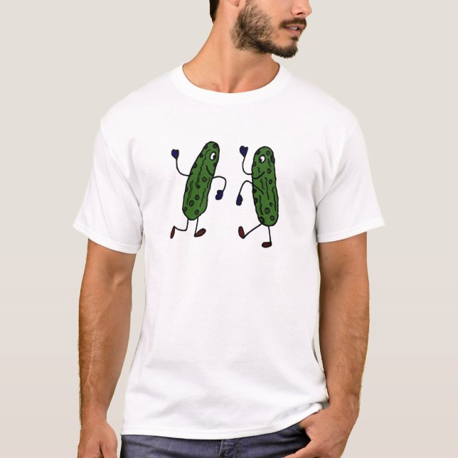 T-shirt La danse drôle marine l'art (Devant)