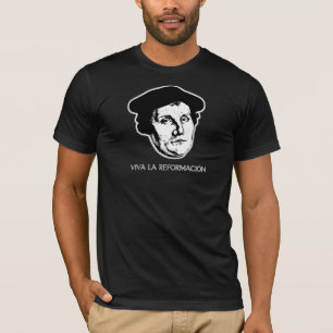 T-shirt La de vivats Reformación - Martin Luther (foncé)